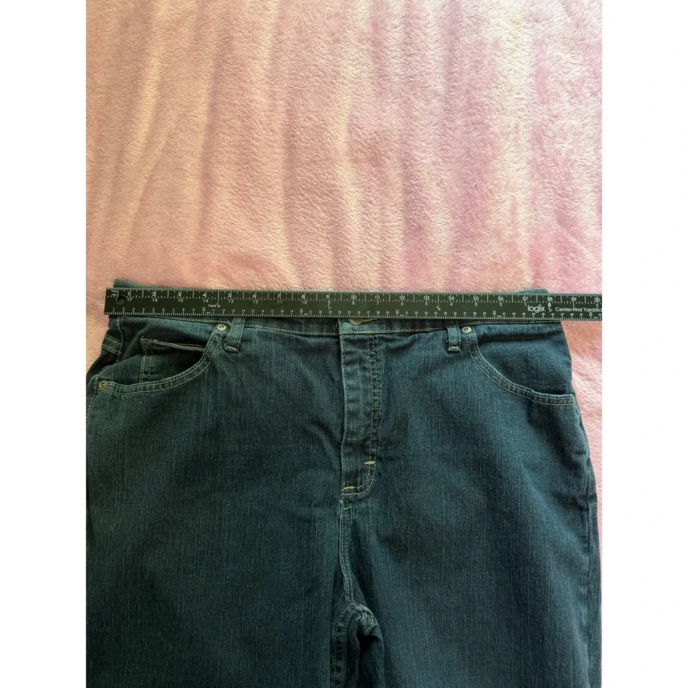 Riders by Lee Relaxed Fit Straight Leg Dark Wash Stretch Jeans Womens 18M